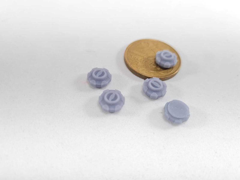 CHEVY CAP FOR WHEELS 1/24 SCALE