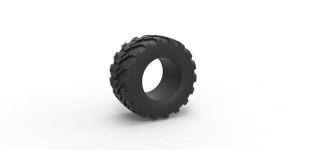 Diecast offroad tire 53 Scale 1:25