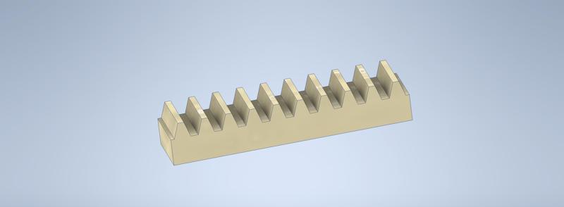 Gear rack 1x4