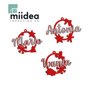 EDITABLE CHRISTMAS ORNAMENTS