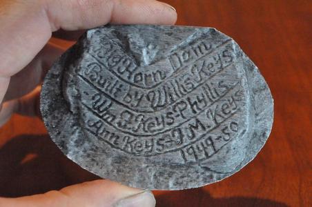 Barker Dam Inscription