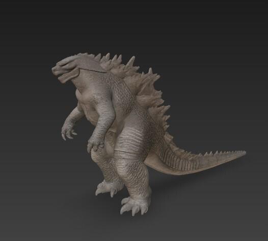 godzilla figurine