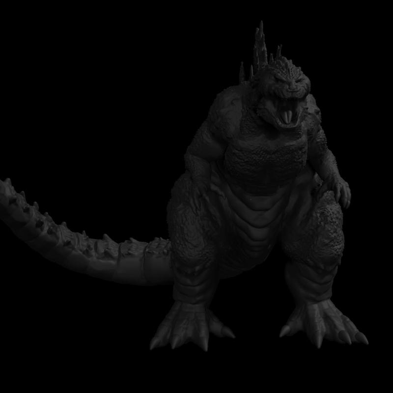 godzilla american+japan fusion