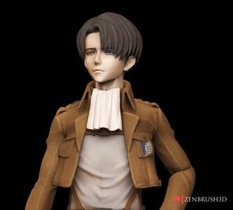 LEVI ACKERMAN - Attack On Titan -Shingeki no Kyojin 3D PRINTING MODEL STL