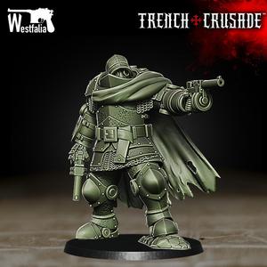 Trench Crusade - Red Brigade Mechanized Gunslinger Lieutenant