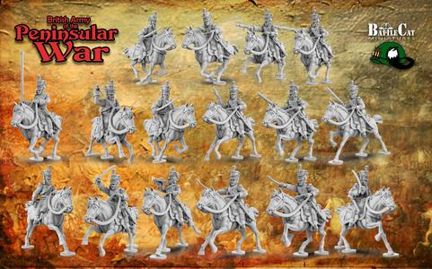 Peninsular war british 1812 light dragoons