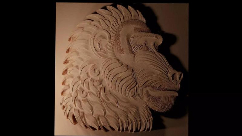 Mandrill CNC 3d Print High Relief Sand Casting