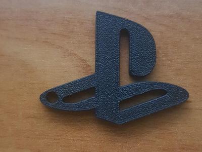 PS5, logo keychain