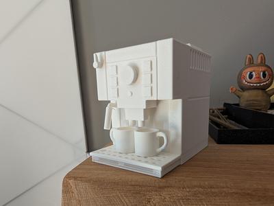 Miniature Coffee Machine with Mugs