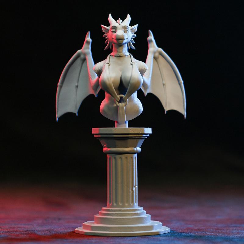 Dragon Bust (Anime Furry Garage Kit)