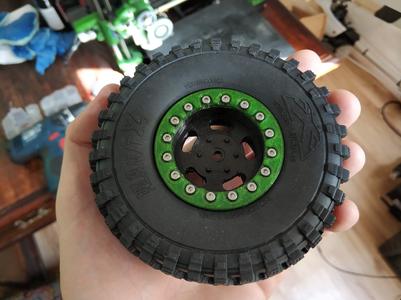 Wider 1.9" 12mm hex RC beadlock rims