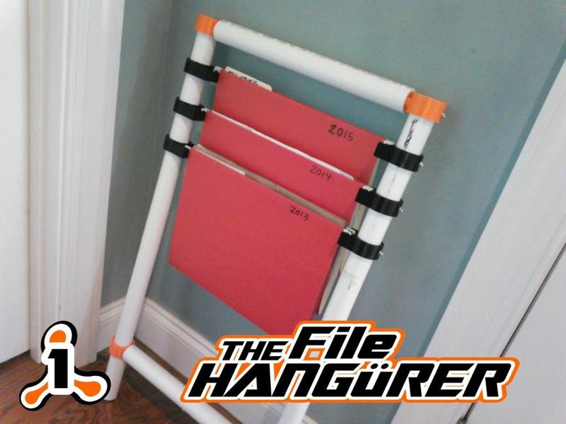 The File Hangürer - Hanging File Organizer - Super space efficient. Hang files anywhere. - Plexus 1