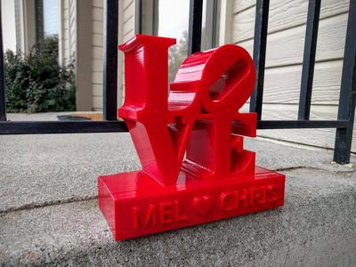 Love Sculpture (with pedestal)