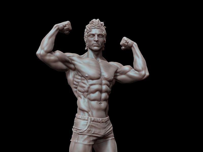 Zyzz in athletic poses
