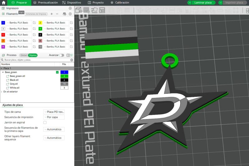 NHL dallas stars keychan keychain shield color printable