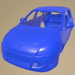 Renault Scenic 2010 Printable Car Body