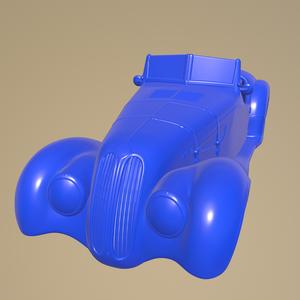 BMW 328 roadster 1936 printable car body
