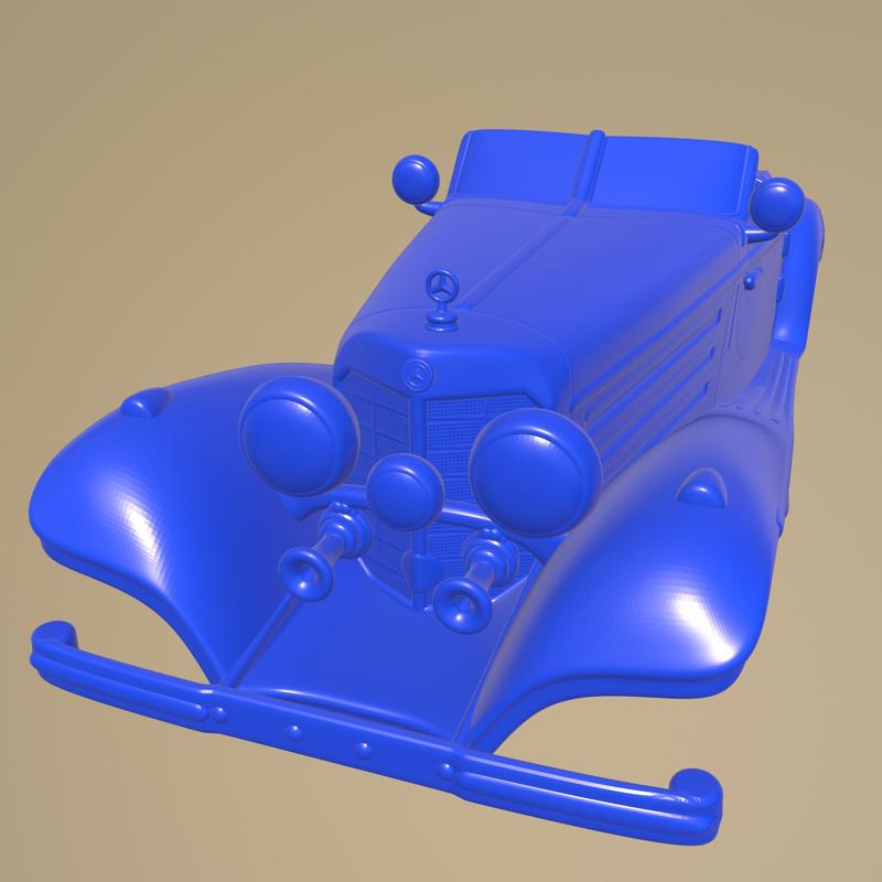 MERCEDES BENZ 540K W29 SPECIAL ROADSTER 1936 PRINTABLE CAR BODY