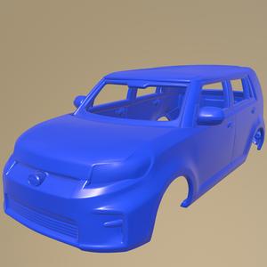 Scion xB 2012 PRINTABLE CAR BODY