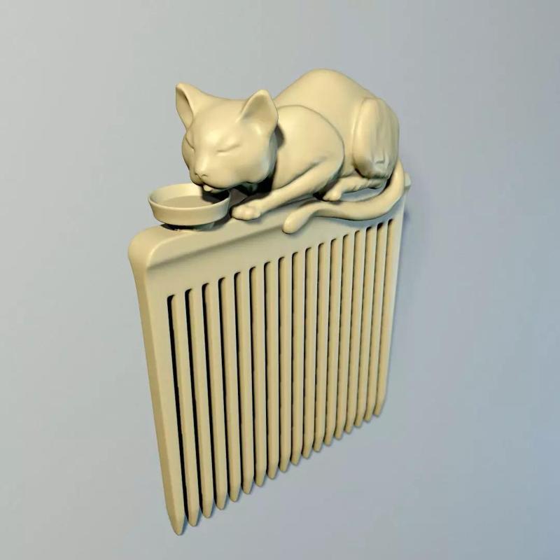 Hair comb Cat