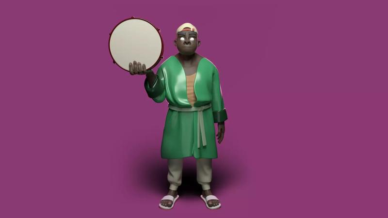 Gorillaz - Russel Pajamas