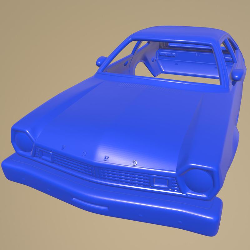 FORD PINTO HATCHBACK 1976 PRINTABLE  CAR BODY