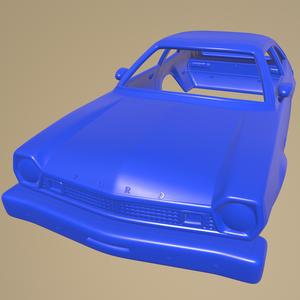 FORD PINTO HATCHBACK 1976 PRINTABLE  CAR BODY