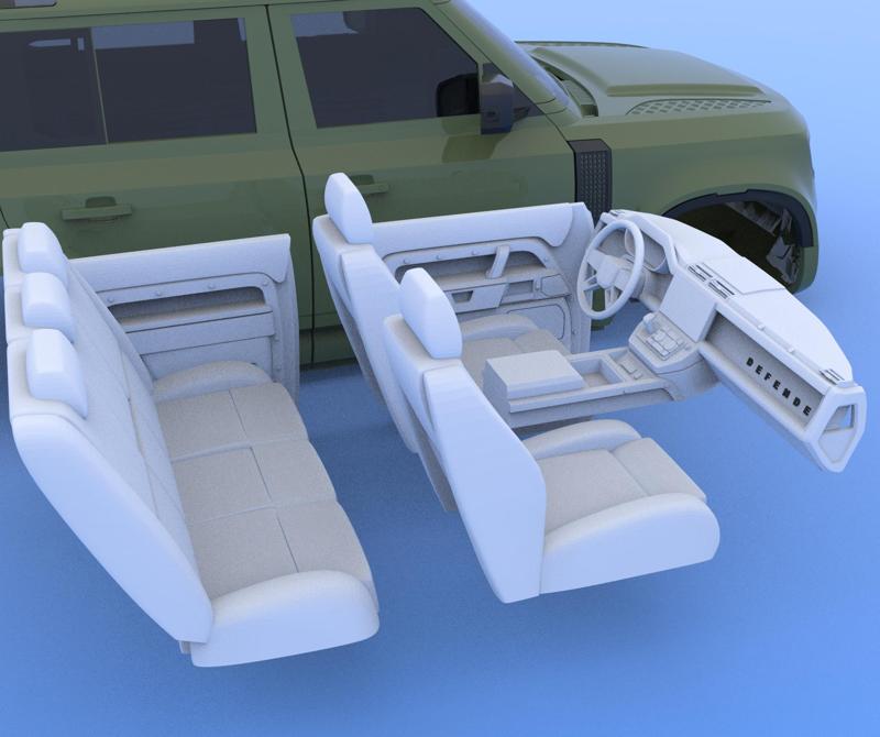 Interior for Land Rover New 2024