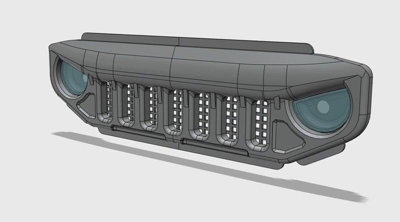 Axial SCX10 Jeep Mighty FC - Front Grille