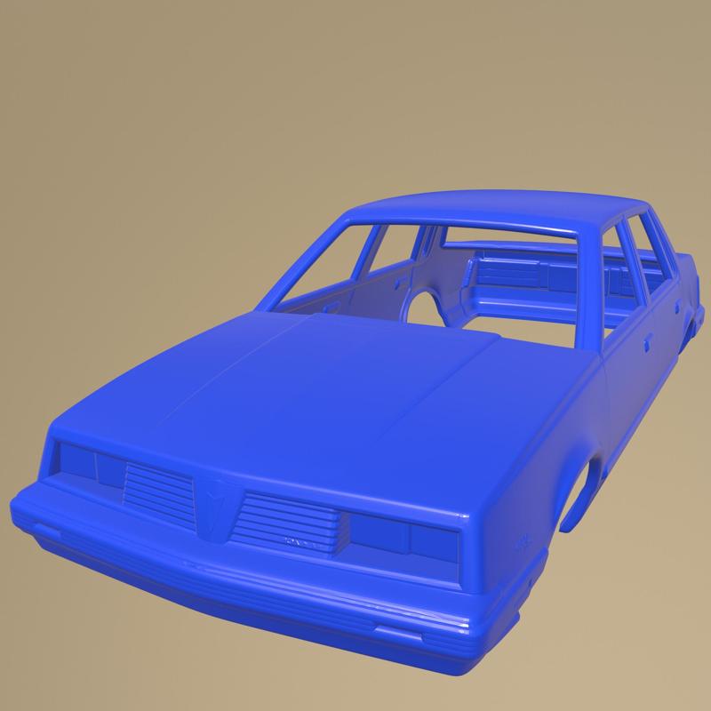 Pontiac 6000 STE 1983 PRINTABLE CAR BODY