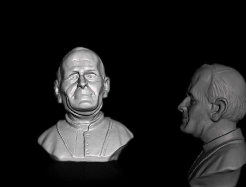 Busto Papa Giovanni Paolo I - Bust Pope - Buste Pape -  Reventar el Papa 