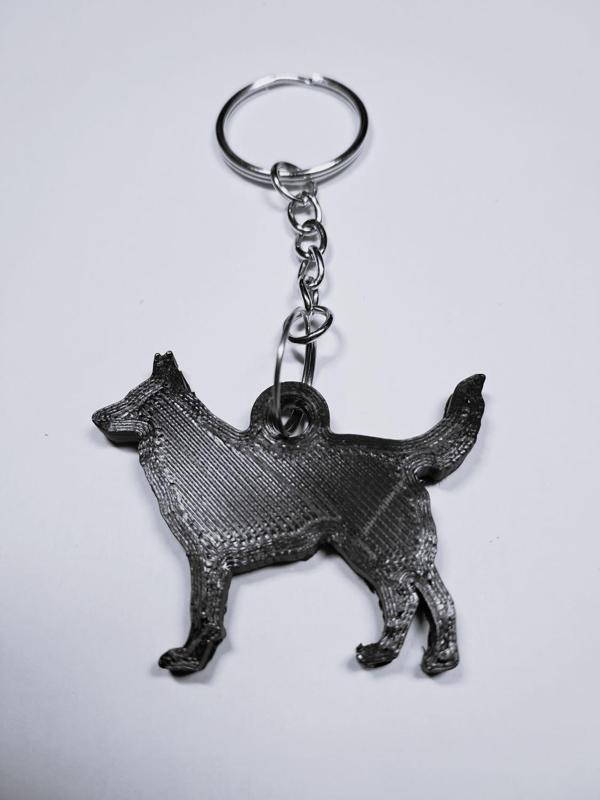 German Shepherd keychain