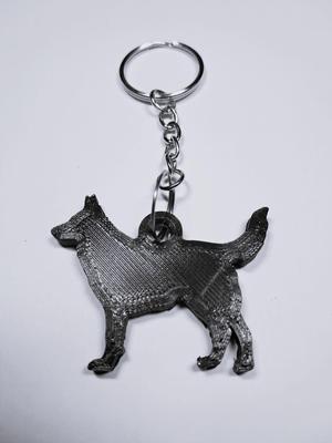 German Shepherd keychain
