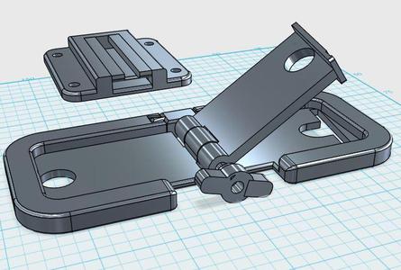 Foldable tablet holder for Mavic Pro