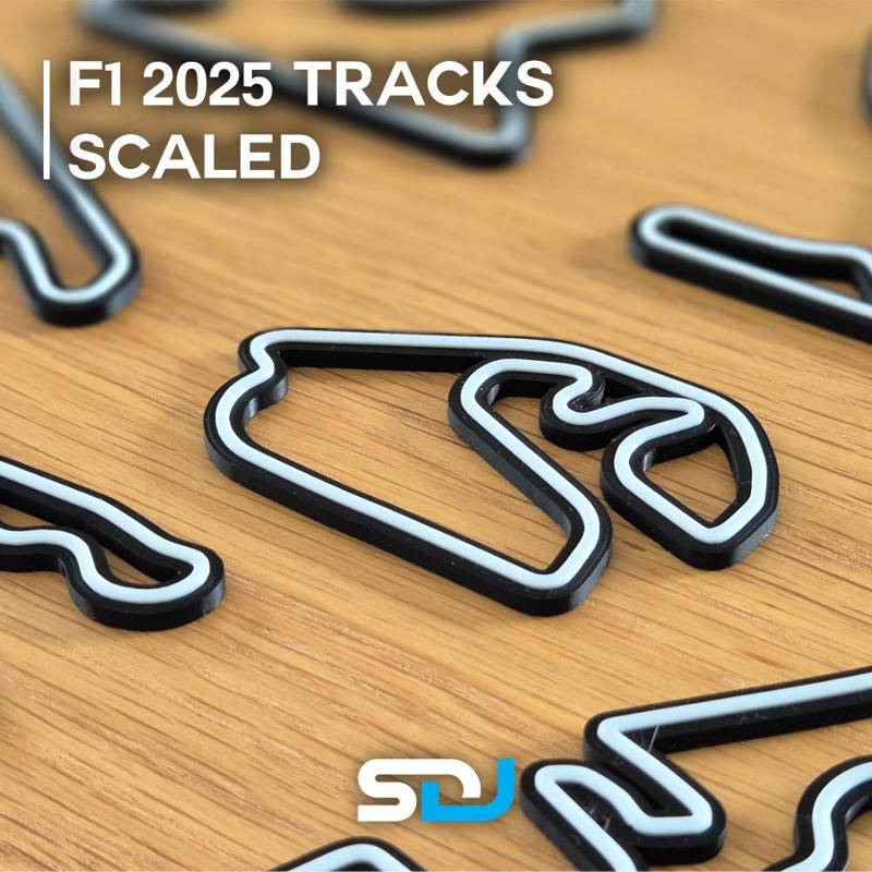F1 2025 tracks - Scaled
