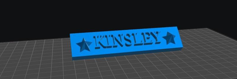Kinsley Nameplate