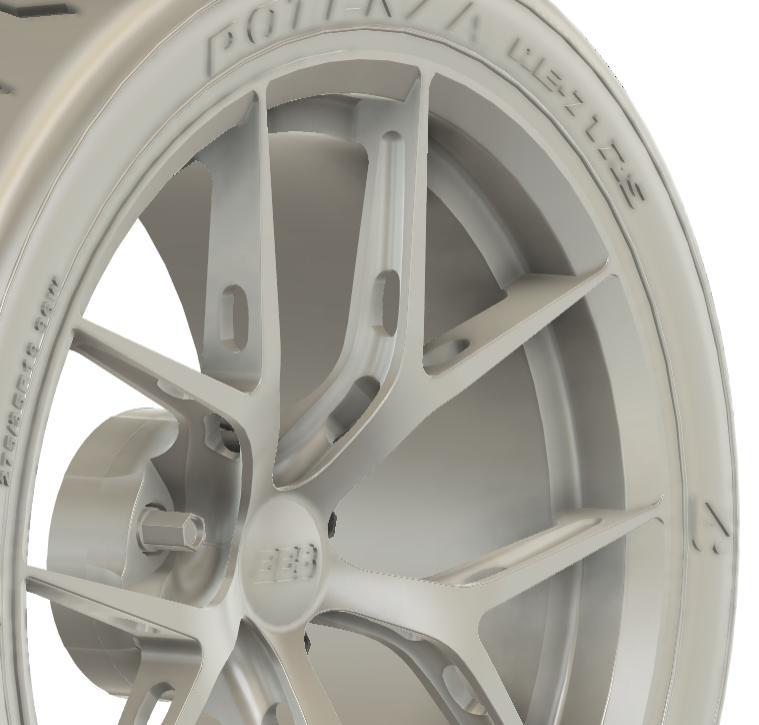 1/24 19x9.5 BBS FI-R wheels