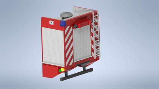 ZM114-4 Modul nach Vorbild Ziegler 1/14 Fire Truck