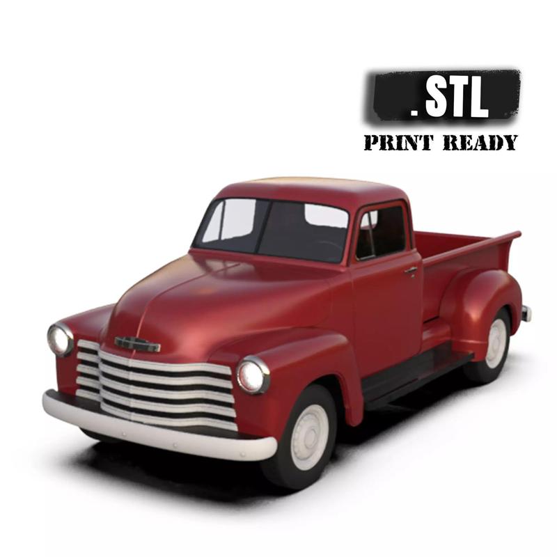 1951 Pickup 3100 3d printed Cars Old pickup
