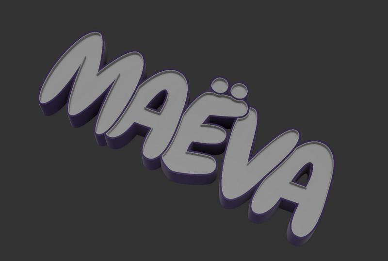 Customized Led Lamp - Maeva