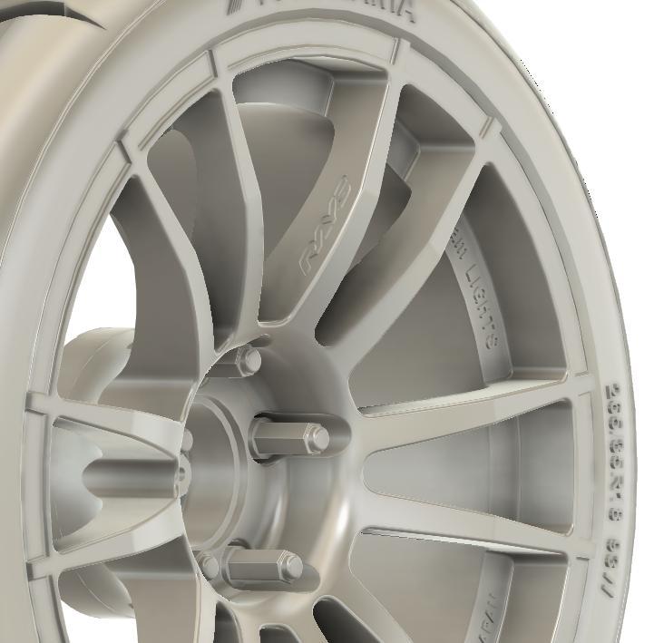 1/24 18x9.5 (F2) Rays Gram Lights 57XR wheels