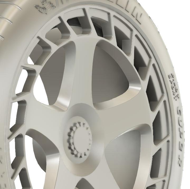 1/24 20x10/21x13 Porsche 911 (992) GT3 RS Wheel Set- Advant Garde SRX03