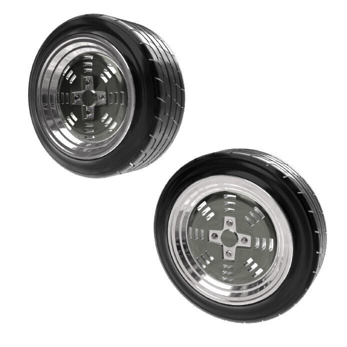 YKW CW5206 Wheel and Stretched Tire for Scale autos