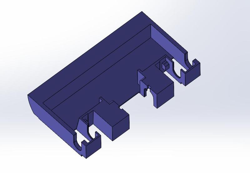 Handle shell suitable for DeWalt Tough System 2.0