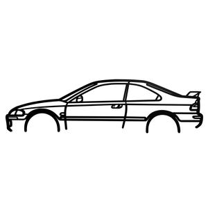 EG Civic "Line" wall art
