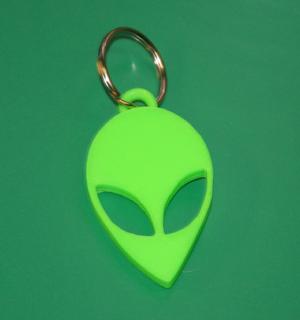Space Alien Keychain