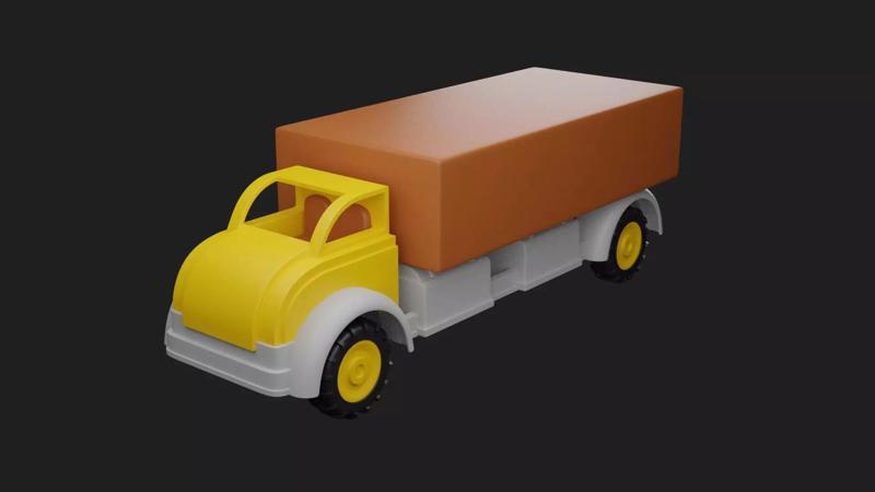 Truck Toy 3D Model