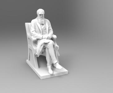 Charles Darwin Statue