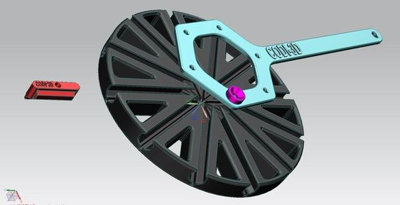 Trammel of Archimedes  6-way (12) / Tramaglio di Archimede 6 Assi (12)