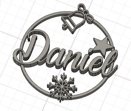 Christmas ornament Daniel